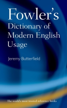 Image for Fowler's dictionary of modern English usage