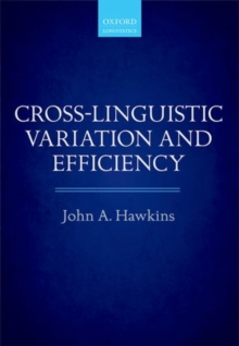 Image for Cross-linguistic variation and efficiency