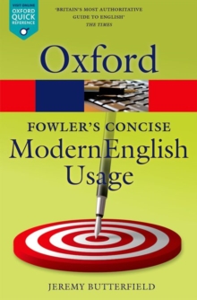 Fowler’s Concise Dictionary of Modern English Usage