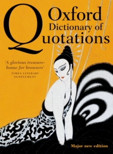 Image for Oxford dictionary of quotations