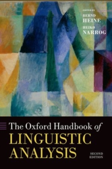 Image for The Oxford handbook of linguistic analysis