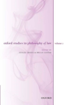 Image for Oxford Studies in Philosophy of Law: Volume 2