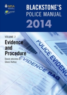 Image for Blackstone's police manualVolume 2,: Evidence and procedure 2014