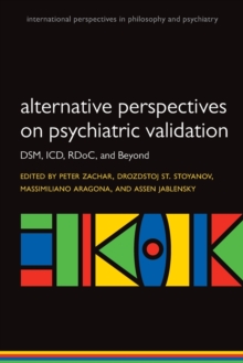 Image for Alternative perspectives on psychiatric validation