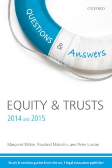 Image for Questions & Answers Equity & Trusts 2014 and 2015