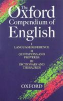 Image for The Oxford Compendium of English