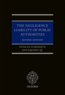 Image for The Negligence Liability of Public Authorities