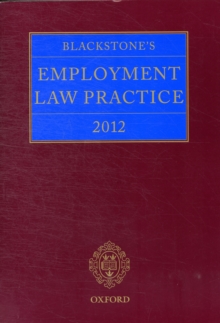 Image for Blackstone's Employment Law Practice 2012