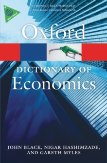 Image for A dictionary of economics
