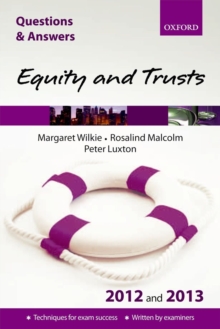 Image for Equity and trusts, 2012 and 2013