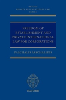 Image for Freedom of Establishment and Private International Law for Corporations