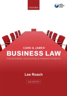 Image for Card & James' Business Law for Business, Accounting, & Finance Students