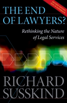 Image for The end of lawyers?: rethinking the nature of legal services