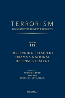 Image for TERRORISM: Commentary on Security Documents Volume 112 : Discerning President Obama's National Defense Strategy