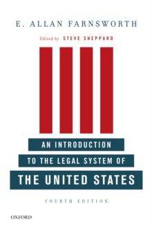 Image for An Introduction to the Legal System of the United States