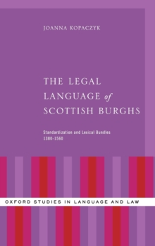 Legal Language of Scottish Burghs