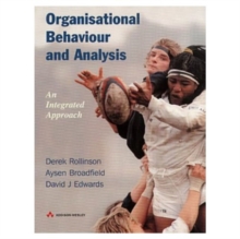 Image for Organisational Behaviour and Analysis