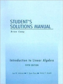 Image for Student Solutions Manual for Introduction to Linear Algebra