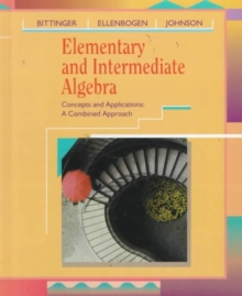 Image for Elementary and Intermediate Algebra: Combined Approach