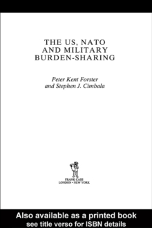 Image for The US, NATO and military burden-sharing