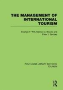 Image for The management of international tourism