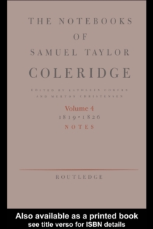 Image for The Notebooks of Samuel Taylor Coleridge, Volume 5: 1827-1834