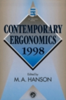 Image for Contemporary ergonomics 1998: proceedings of the annual conference of the Ergonomics Society, Royal Agricultural College, Cirencester, 1-3 April 1998