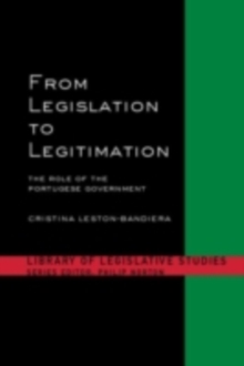 Image for From legislation to legitimation: the role of the Portuguese parliament