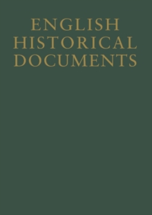 Image for English Historical Documents, 1042-1189.