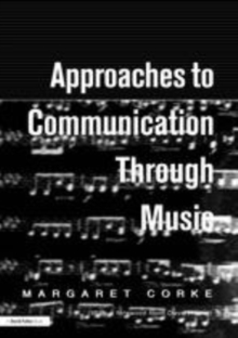 Image for Approaches to communication through music