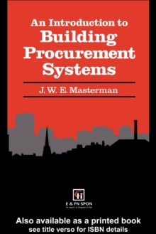 Image for An introduction to building procurement systems.