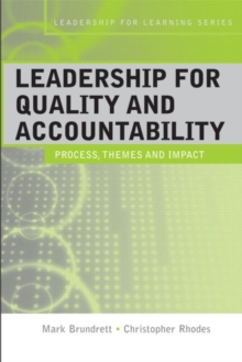 Image for Leadership for Quality and Accountability in Education