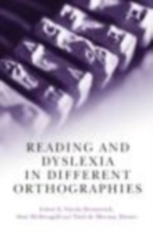 Image for Reading and dyslexia in different orthographies