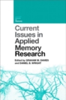 Image for Current issues in applied memory research