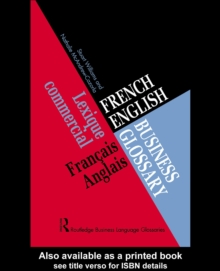 Image for French/English Business Glossary