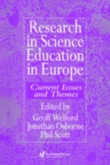 Image for Research in science education in Europe