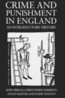 Image for Crime and punishment in England: a sourcebook