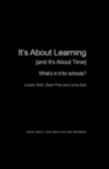 Image for It's about learning: (and it's about time)