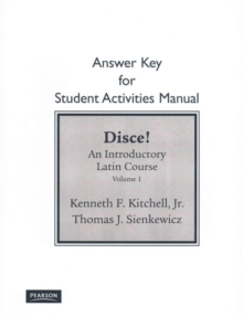 Image for Student Activities Manual Answer Key for Disce! An Introductory Latin Course, Volume I