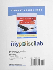 Image for MyPoliSciLab Without Pearson eText - Standalone Access Card - For Government in America