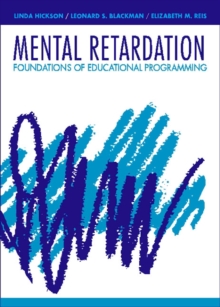 Image for Mental Retardation : Foundations of Educational Programming