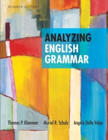 Image for Analyzing English Grammar