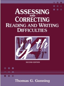 Image for Assessing and Correcting Reading and Writing Difficulties