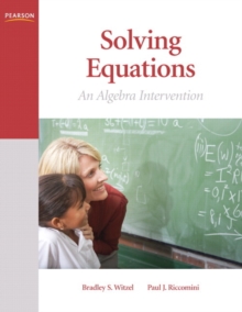 Image for Solving equations  : an algebra intervention