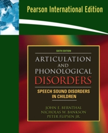 Image for Articulation and phonological disorders