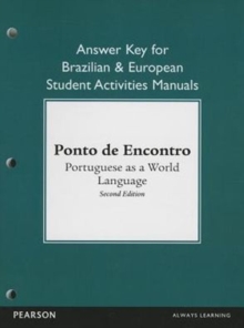 Brazilian and European Student Activities Manual Answer Key for Ponto de Encontro