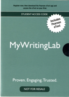 Image for New MyWritingLab with Pearson eText - Valuepack Access Card