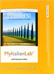 Image for MyLab Italian with Pearson eText -- Access Card -- for Percorsi