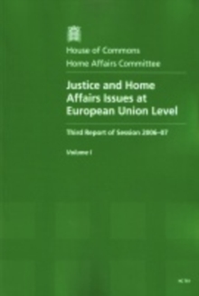 Image for Justice and home affairs issues at European Union level
