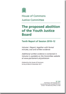 Image for The Proposed Abolition of the Youth Justice Board